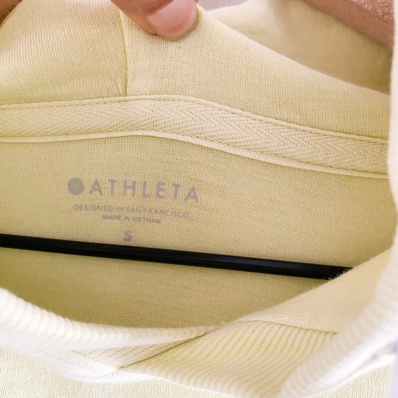 Athleta Pale Yellow Pullover Hoodie - Picture 4 of 8